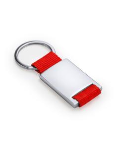 Llavero metálico Chirche con tira de poliéster PERSONALIZABLE 2