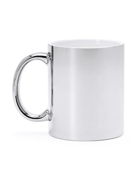 Taza cerámica La Atalaya efecto metálico especial láser 350ml PERSONALIZABLE