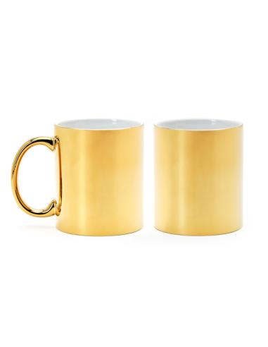 Taza cerámica La Atalaya efecto metálico especial láser 350ml PERSONALIZABLE