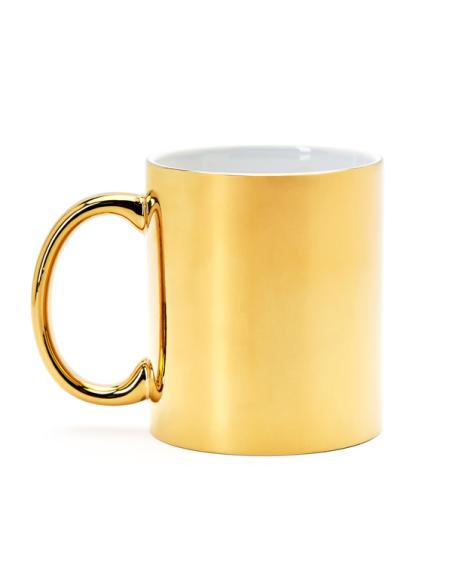 Taza cerámica La Atalaya efecto metálico especial láser 350ml PERSONALIZABLE