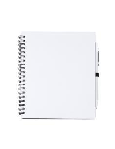 Libreta A5 de cartón reciclado La Sabina espiral con bolígrafo a juego PERSONALIZABLE