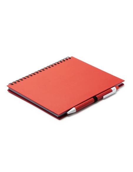 Libreta A5 de cartón reciclado La Sabina espiral con bolígrafo a juego PERSONALIZABLE