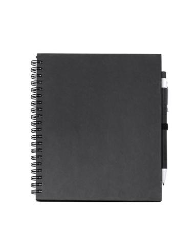 Libreta A5 de cartón reciclado La Sabina espiral con bolígrafo a juego PERSONALIZABLE