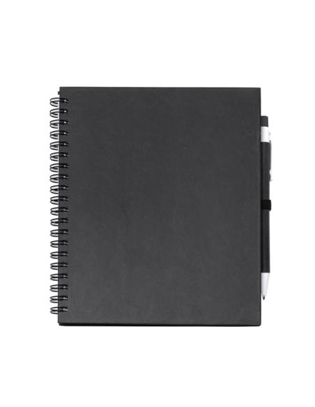 Libreta A5 de cartón reciclado La Sabina espiral con bolígrafo a juego PERSONALIZABLE