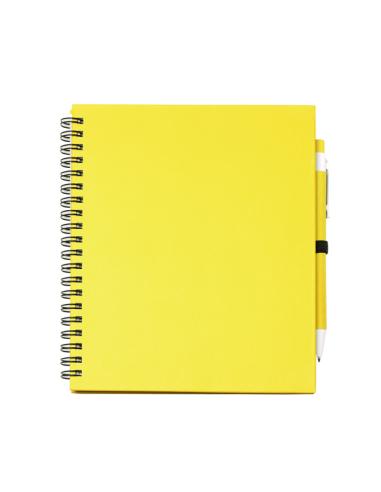 Libreta A5 de cartón reciclado La Sabina espiral con bolígrafo a juego PERSONALIZABLE