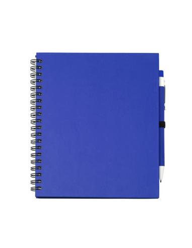 Libreta A5 de cartón reciclado La Sabina espiral con bolígrafo a juego PERSONALIZABLE