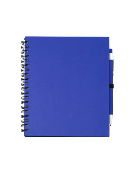 Libreta A5 de cartón reciclado La Sabina espiral con bolígrafo a juego PERSONALIZABLE