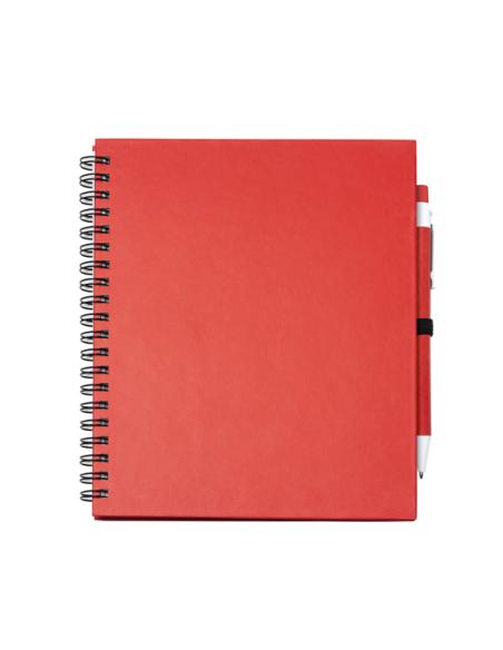 Libreta A5 de cartón reciclado La Sabina espiral con bolígrafo a juego PERSONALIZABLE
