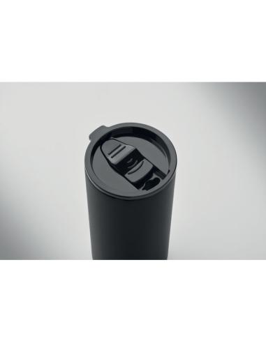 Botella y vaso 2 en 1 Drenovci tritán y acero inoxidable reciclado 610 ml PERSONALIZABLE