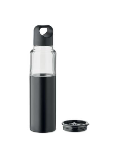 Botella y vaso 2 en 1 Drenovci tritán y acero inoxidable reciclado 610 ml PERSONALIZABLE