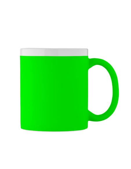 Taza cerámica Fermoselle colores fluorescentes especial láser 300ml PERSONALIZABLE