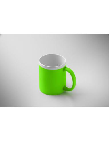Taza cerámica Fermoselle colores fluorescentes especial láser 300ml PERSONALIZABLE
