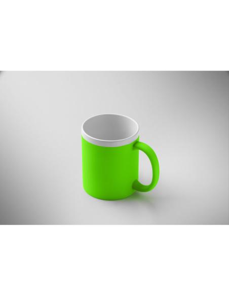 Taza cerámica Fermoselle colores fluorescentes especial láser 300ml PERSONALIZABLE