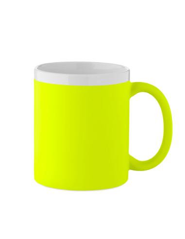 Taza cerámica Fermoselle colores fluorescentes especial láser 300ml PERSONALIZABLE