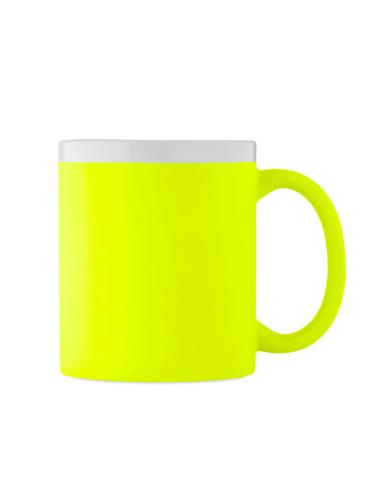 Taza cerámica Fermoselle colores fluorescentes especial láser 300ml PERSONALIZABLE