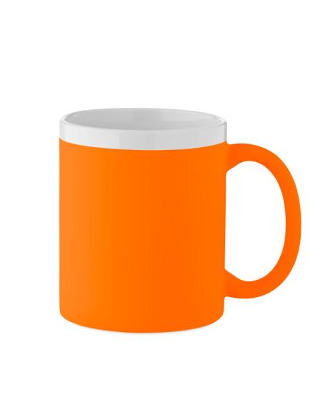 Taza cerámica Fermoselle colores fluorescentes especial láser 300ml PERSONALIZABLE