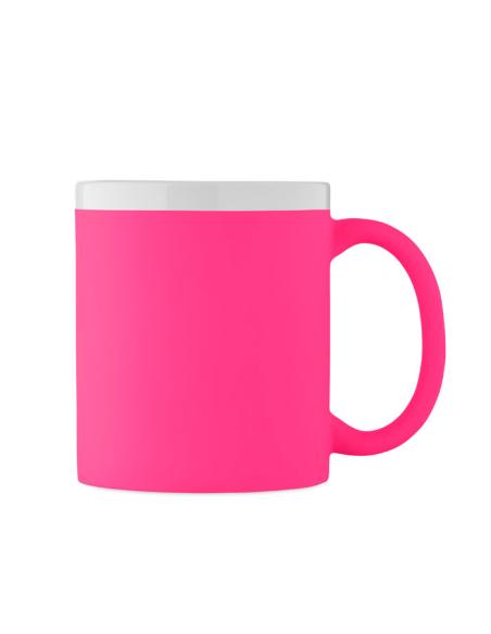 Taza cerámica Fermoselle colores fluorescentes especial láser 300ml PERSONALIZABLE
