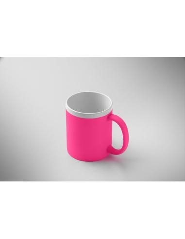 Taza cerámica Fermoselle colores fluorescentes especial láser 300ml PERSONALIZABLE