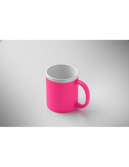 Taza cerámica Fermoselle colores fluorescentes especial láser 300ml PERSONALIZABLE