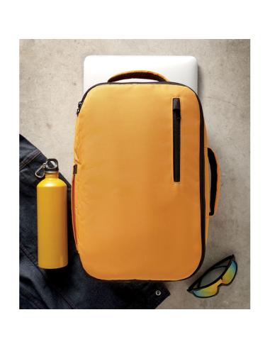 Mochila de RPET Erfurt tamaño cabina portátil 15" PERSONALIZABLE