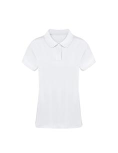 Polo mujer Koupan algodón 220g/m2 blanco PERSONALIZABLE 2