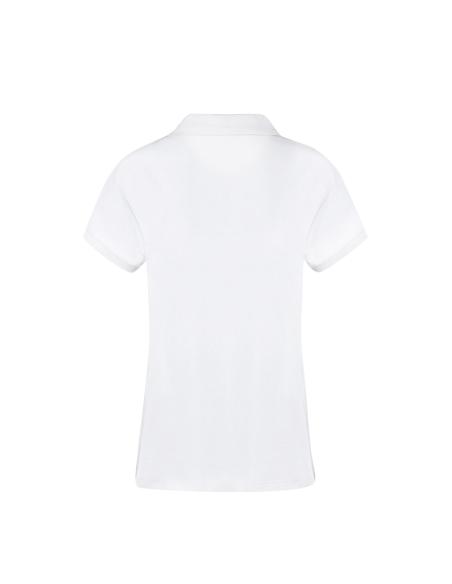 Polo mujer Koupan algodón 220g/m2 blanco PERSONALIZABLE