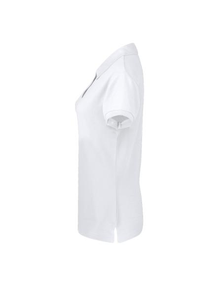 Polo mujer Koupan algodón 220g/m2 blanco PERSONALIZABLE