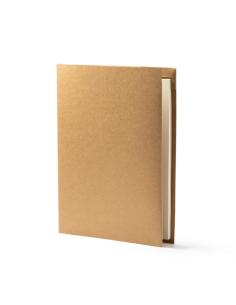 Carpeta de cartón reciclado La Asomada con bloc y bolígrafo PERSONALIZABLE 2