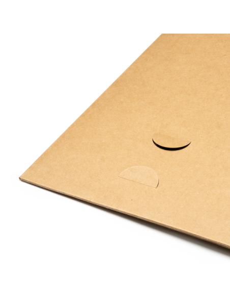 Carpeta de cartón reciclado La Asomada con bloc y bolígrafo PERSONALIZABLE