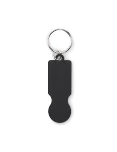 Llavero DE ALUMINIO RECICLADO Essen con ficha de carrito PERSONALIZABLE 2