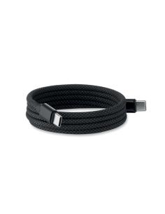 Cable de carga RPET Gladstone magnético auto-enrollable 60W PERSONALIZABLE 2