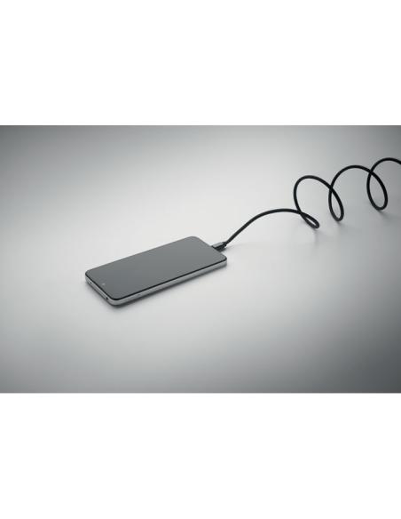 Cable de carga RPET Gladstone magnético auto-enrollable 60W PERSONALIZABLE