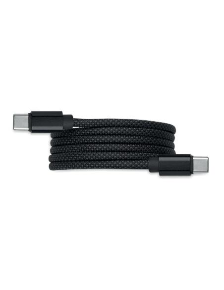 Cable de carga RPET Gladstone magnético auto-enrollable 60W PERSONALIZABLE