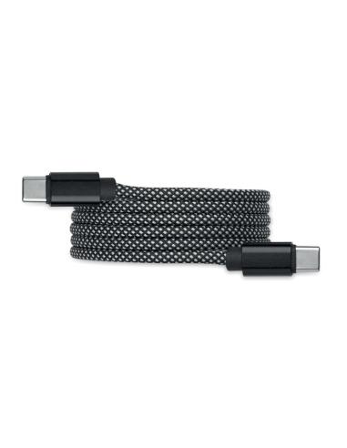 Cable de carga RPET Gladstone magnético auto-enrollable 60W PERSONALIZABLE