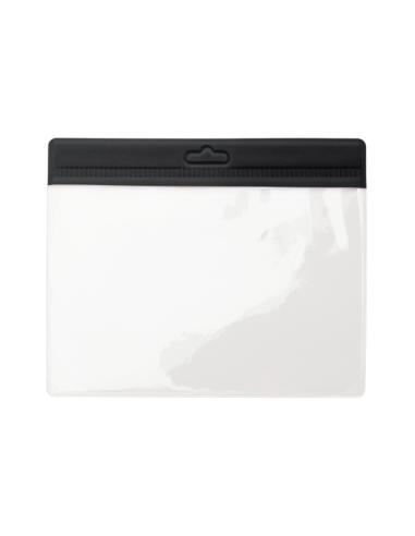 Identificador reutilizable Adalid transparente borde a color PERSONALIZABLE