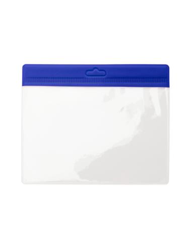Identificador reutilizable Adalid transparente borde a color PERSONALIZABLE