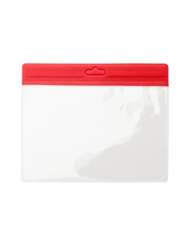 Identificador reutilizable Adalid transparente borde a color PERSONALIZABLE