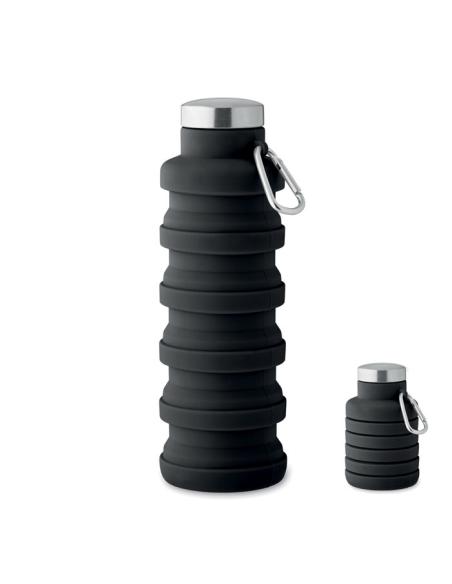 Botella reutilizable de silicona Ludwigshafen plegable 500ml PERSONALIZABLE