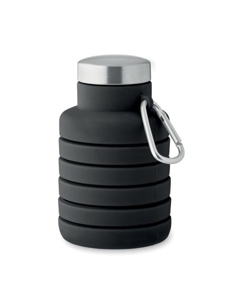Botella reutilizable de silicona Ludwigshafen plegable 500ml PERSONALIZABLE