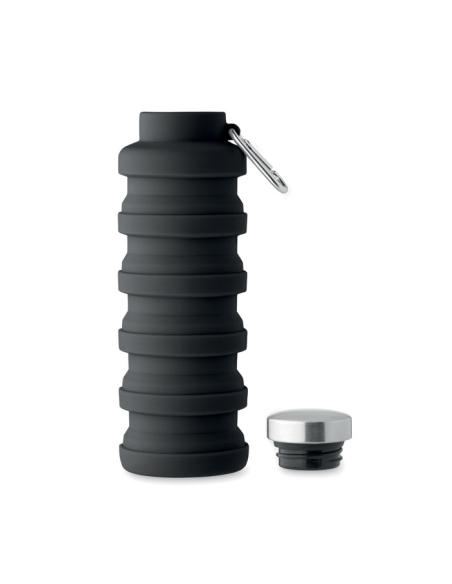 Botella reutilizable de silicona Ludwigshafen plegable 500ml PERSONALIZABLE
