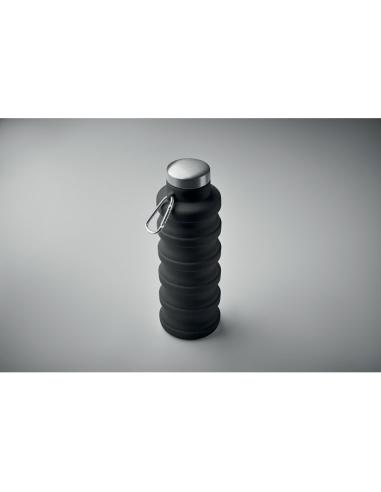 Botella reutilizable de silicona Ludwigshafen plegable 500ml PERSONALIZABLE