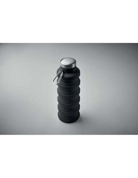 Botella reutilizable de silicona Ludwigshafen plegable 500ml PERSONALIZABLE