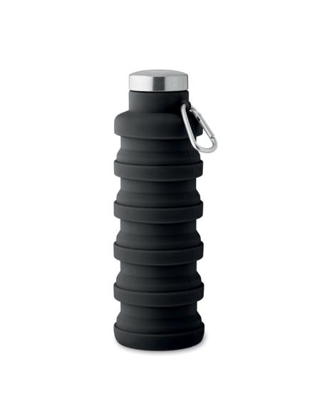 Botella reutilizable de silicona Ludwigshafen plegable 500ml PERSONALIZABLE