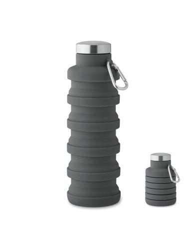 Botella reutilizable de silicona Ludwigshafen plegable 500ml PERSONALIZABLE