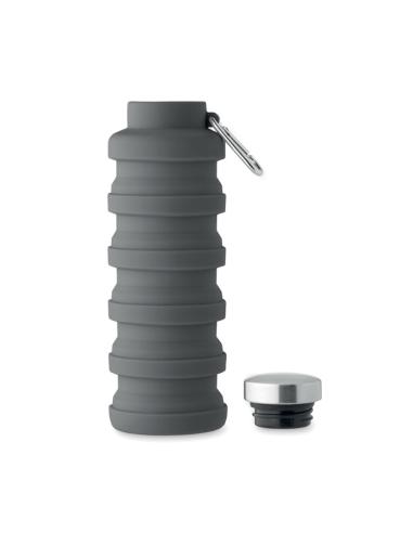 Botella reutilizable de silicona Ludwigshafen plegable 500ml PERSONALIZABLE