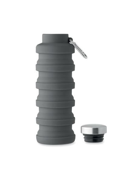 Botella reutilizable de silicona Ludwigshafen plegable 500ml PERSONALIZABLE