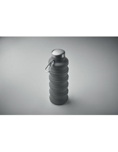Botella reutilizable de silicona Ludwigshafen plegable 500ml PERSONALIZABLE