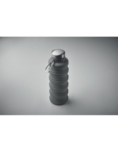 Botella reutilizable de silicona Ludwigshafen plegable 500ml PERSONALIZABLE