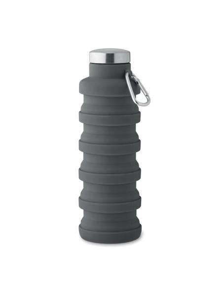 Botella reutilizable de silicona Ludwigshafen plegable 500ml PERSONALIZABLE