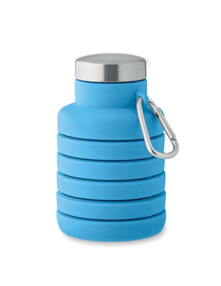 Botella reutilizable de silicona Ludwigshafen plegable 500ml PERSONALIZABLE